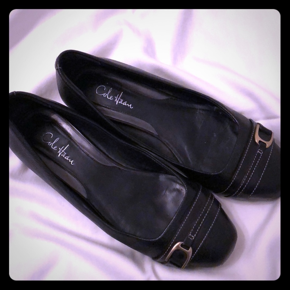 Cole Haan black rubber soles